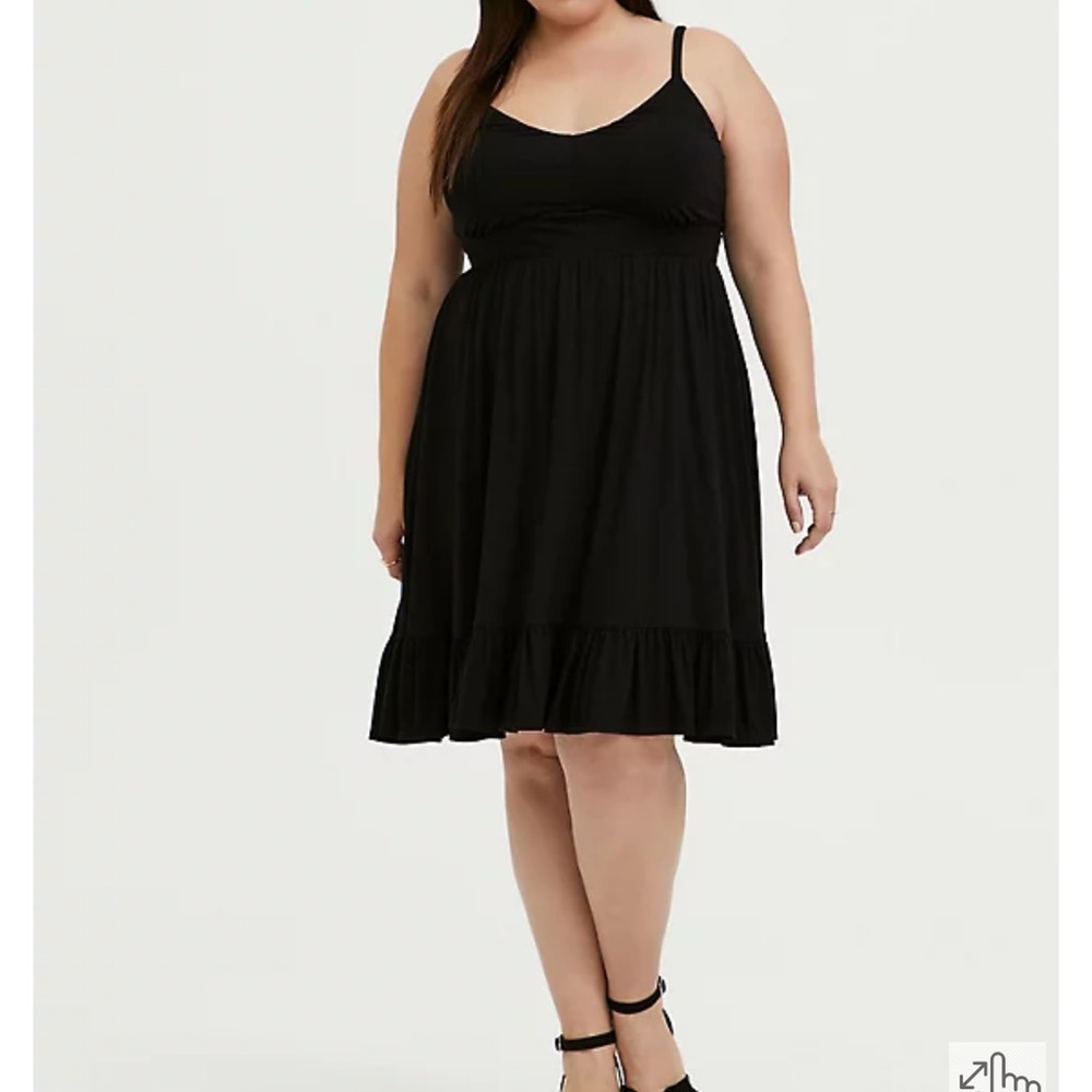 Torrid black skater dress